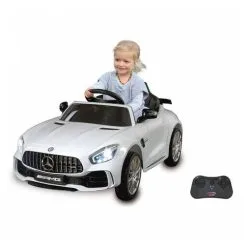 Jamara Ride-on Mercedes-Benz AMG GT R Blanc 2,4GHz 12V -Jeux d'imitation Soldes B2CD 1009