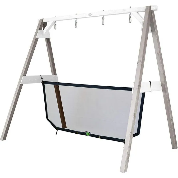 Axi House AXI Portique 4 En 1 Sports Fun Gris Blanc 160x254x207cm 7 Axi House AXI Portique 4 En 1 Sports Fun Gris Blanc 160x254x207cm – Image 5