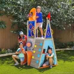 Kidkraft Aire De Jeux Enfant En Bois NERF Scout Defense Post -Jeux d'imitation Soldes B2CD 1020