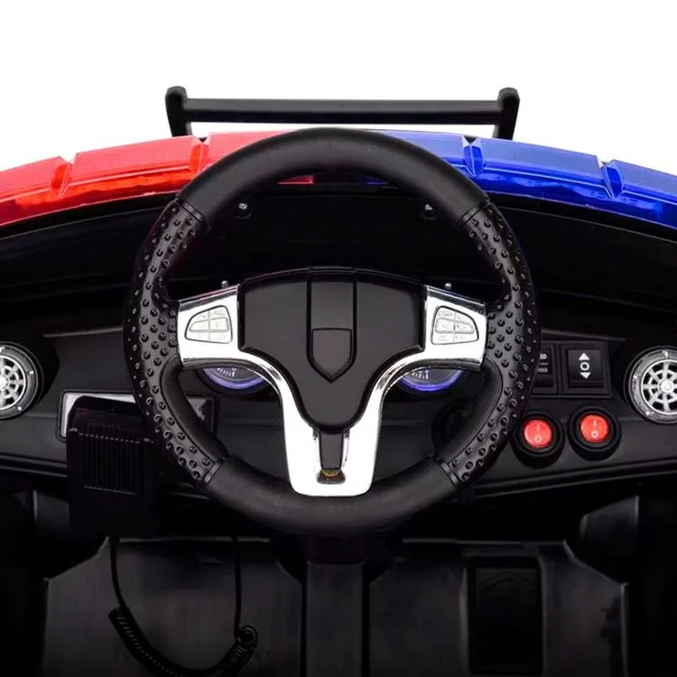 PLAY4FUN Voiture De Police électrique 2x 30W - Marche AV/AR, Gyrophares Et Mégaphone 8 PLAY4FUN Voiture De Police électrique 2x 30W - Marche AV/AR, Gyrophares Et Mégaphone – Image 6