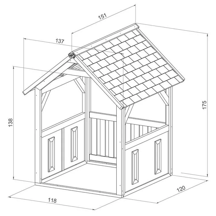 Axi House Cabane Enfant Axi Jane 4 Axi House Cabane Enfant Axi Jane – Image 2