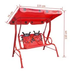 VIDAXL Siege Balançoire Pour Enfants Rouge 13 VIDAXL Siege Balançoire Pour Enfants Rouge -Jeux d'imitation Soldes B2CD 1101