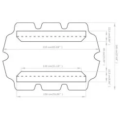 VIDAXL Toit De Rechange De Balançoire Beige 150/130x70/105 Cm -Jeux d'imitation Soldes B2CD 1109