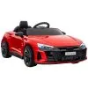 HOMCOM Véhicule électrique Enfant Audi RS E-tron GT V. Max. 5 Km/h Télécommande Effets Sonores + Lumineux Rouge -Jeux d'imitation Soldes B2CD 1124