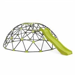 Alice's Garden Aire De Jeux Alice's Garden - Albe XXL - Dome D'escalade Avec Toboggan. Cage à écureuil. Station De Jeux Extérieure
