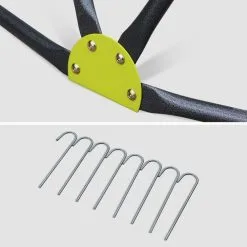 Alice's Garden Aire De Jeux Alice's Garden - Albe XXL - Dome D'escalade Avec Toboggan. Cage à écureuil. Station De Jeux Extérieure -Jeux d'imitation Soldes B2CD 1132