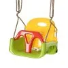 OUTSUNNY Balançoire Siège 3 En 1 évolutif Réglable Enfant - Dossier, Barre En T Amovibles, Ceinture -Jeux d'imitation Soldes B2CD 1149