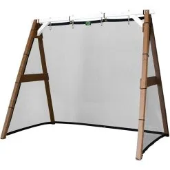 Axi House AXI Portique 4 En 1 Sports Fun Marron Blanc 160x254x207cm -Jeux d'imitation Soldes B2CD 1172