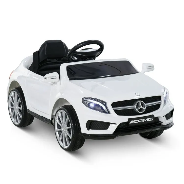 HOMCOM Voiture Véhicule électrique Enfant 6 V 7 Km/h Max. Télécommande Effets Sonores + Lumineux Mercedes GLA AMG Blanc 3 HOMCOM Voiture Véhicule électrique Enfant 6 V 7 Km/h Max. Télécommande Effets Sonores + Lumineux Mercedes GLA AMG Blanc