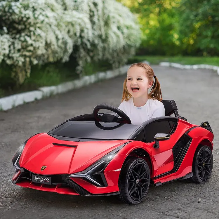HOMCOM Voiture électrique Enfants De Sport Supercar 12 V - V. Max. 8 Km/h Effets Sonores + Lumineux Rouge 4 HOMCOM Voiture électrique Enfants De Sport Supercar 12 V - V. Max. 8 Km/h Effets Sonores + Lumineux Rouge – Image 2