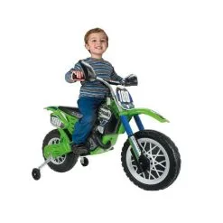 INJUSA Moto Kawasaki Cross 6V -Jeux d'imitation Soldes B2CD 1299