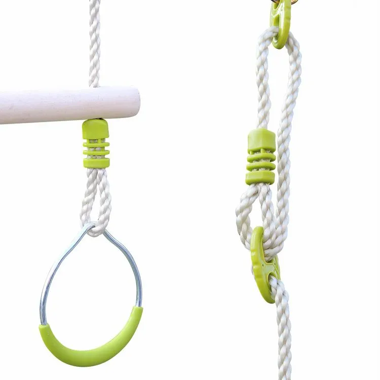 Alice's Garden Trapèze Bois Avec Paire D'anneaux Métal Pour Portique De 2 à 2.5m. Agrès Balançoire. Accessoire 5 Alice's Garden Trapèze Bois Avec Paire D'anneaux Métal Pour Portique De 2 à 2.5m. Agrès Balançoire. Accessoire – Image 3