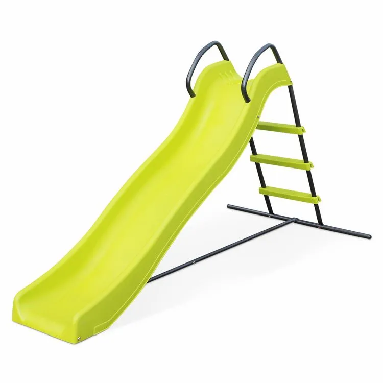 Alice's Garden Toboggan - Sirocco Vert - Glissière Double Vague. 185cm De Longueur. Structure De Jardin Extérieure. Aire De Jeu Pour Le Jardin. 3 Alice's Garden Toboggan - Sirocco Vert - Glissière Double Vague. 185cm De Longueur. Structure De Jardin Extérieure. Aire De Jeu Pour Le Jardin.