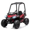 HOMCOM Voiture électrique Enfant 3 à 8 Ans - Buggy Quad électrique 120 W - V. Max. 6 Km/h - Télécommande - Effets Lumineux Sonores - Rouge -Jeux d'imitation Soldes B2CD 1348