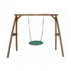 Axi House AXI Portique En Bois Marron Avec Balancoire Siege Nid Rond