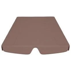 VIDAXL Toit De Rechange De Balançoire Marron 150/130x70/105cm 270 G/m² -Jeux d'imitation Soldes B2CD 1384