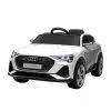 HOMCOM Voiture Véhicule électrique Enfant E-tron Sportback S Line 12 V - V. Max. 8 Km/h - Effets Sonores, Lumineux - Télécommande, Port USB, MP3 - Blanc -Jeux d'imitation Soldes B2CD 1406