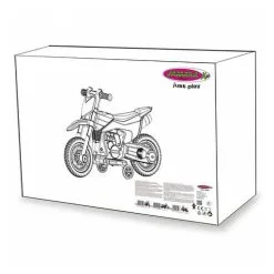 Jamara Ride-on Moto Power Bike Blu 6V -Jeux d'imitation Soldes B2CD 1434