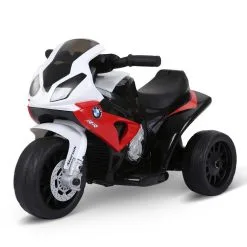 BMW Moto électrique Pour Enfants 3 Roues 6 V 2,5 Km/h Effets Lumineux Et Sonores Rouge BMW S1000 RR
