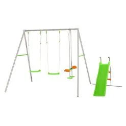 Trigano Portique Balançoire Métal Avec Toboggan RAPHAEL 5 Trigano Portique Balançoire Métal Avec Toboggan RAPHAEL -Jeux d'imitation Soldes B2CD 1509