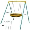 JUMP POWER Balancoire Enfant Tiny Swing - Portique Balancoire Nid D Oiseau - 2 Enfants à La Fois - Poids Max 90 Kgs - Idéal Petits Jardins 2 JUMP POWER Balancoire Enfant Tiny Swing - Portique Balancoire Nid D Oiseau - 2 Enfants à La Fois - Poids Max 90 Kgs - Idéal Petits Jardins -Jeux d'imitation Soldes B2CD 1547