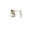 Axi House AXI Beach Tower Avec Balancoire Double Marron Toboggan Blanc -Jeux d'imitation Soldes B2CD 1552