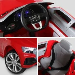 Alice's Garden AUDI Q8 Voiture électrique 12V, 1 Place, 4x4 Pour Enfants Avec Autoradio Et Télécommande -Jeux d'imitation Soldes B2CD 1577