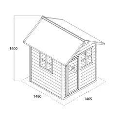 Exit Cabane Bois Loft 100 Rouge 5 Exit Cabane Bois Loft 100 Rouge -Jeux d'imitation Soldes B2CD 1634