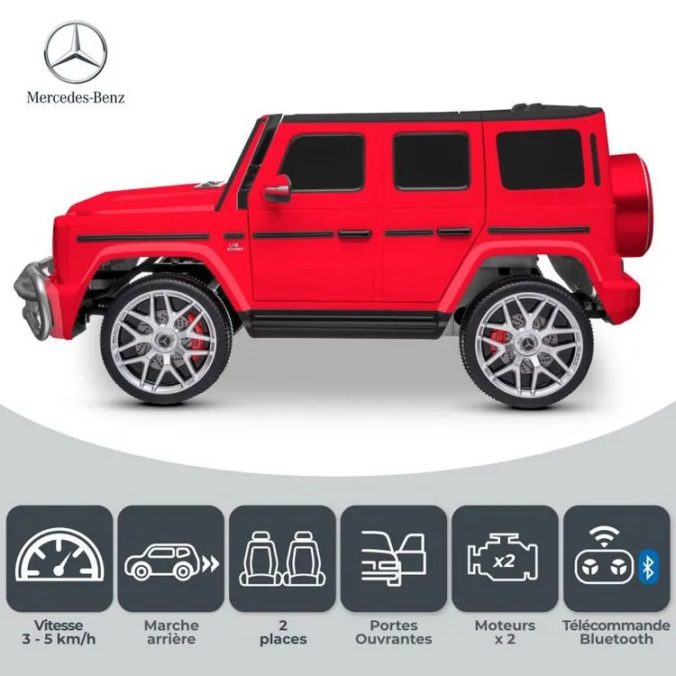 MERCEDES-BENZ Mercedes Benz Voiture Electrique 4x4 Mercedes AMG - 2 Places - 2x 45W, Marche AV/AR, Phares Et Système Audio 8 MERCEDES-BENZ Mercedes Benz Voiture Electrique 4x4 Mercedes AMG - 2 Places - 2x 45W, Marche AV/AR, Phares Et Système Audio – Image 6