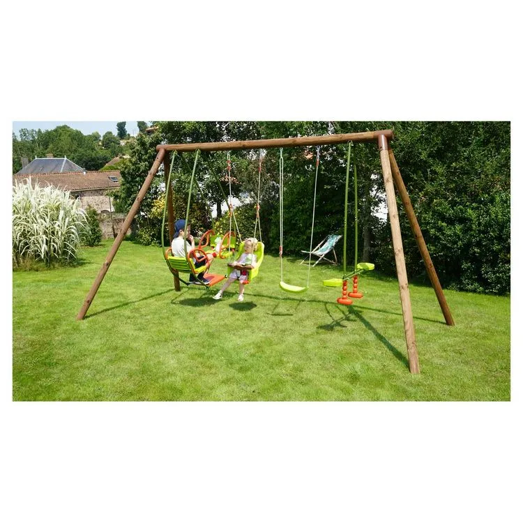 Soulet Portique En Bois SUZANNE - 3,77x1,89x2,20 3 Soulet Portique En Bois SUZANNE - 3,77x1,89x2,20