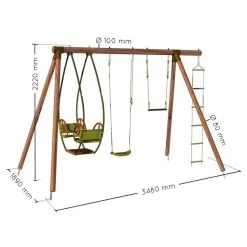 Soulet Portique En Bois JULIETTE - 3,48x1,89x2,20 10 Soulet Portique En Bois JULIETTE - 3,48x1,89x2,20 -Jeux d'imitation Soldes B2CD 1669