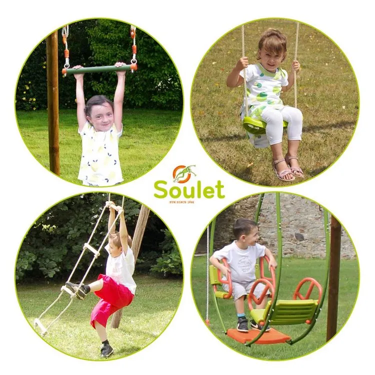 Soulet Portique En Bois JULIETTE - 3,48x1,89x2,20 8 Soulet Portique En Bois JULIETTE - 3,48x1,89x2,20 – Image 6