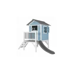 Axi House AXI Beach Lodge XL Maisonnette Caribbean Bleu Toboggan Gris