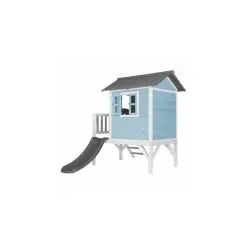 Axi House AXI Beach Lodge XL Maisonnette Caribbean Bleu Toboggan Gris -Jeux d'imitation Soldes B2CD 1687