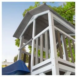 AXI Aire De Jeux En Bois Et Toboggan Bleu BEACH TOWER -Jeux d'imitation Soldes B2CD 1701