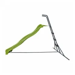 Axi House Toboggan Autoportant AXI 220 Cm Vert Citron Et Anthracite -Jeux d'imitation Soldes B2CD 1723