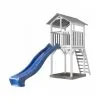 Axi House AXI Structure De Jeu Beach Tower Gris Blanc Avec Toboggan Bleu -Jeux d'imitation Soldes B2CD 1741