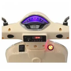 Jamara Ride-on Vespa GTS 125 Beige 12V -Jeux d'imitation Soldes B2CD 1779