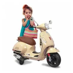 Jamara Ride-on Vespa GTS 125 Beige 12V -Jeux d'imitation Soldes B2CD 1780