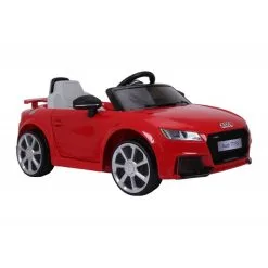 Audi Audi TT RS Voiture Electrique Enfant (2x25W) 103x62x44 Cm - Marche Av/ar, Phares, Musique, Ceinture Et Télécommande Parentale