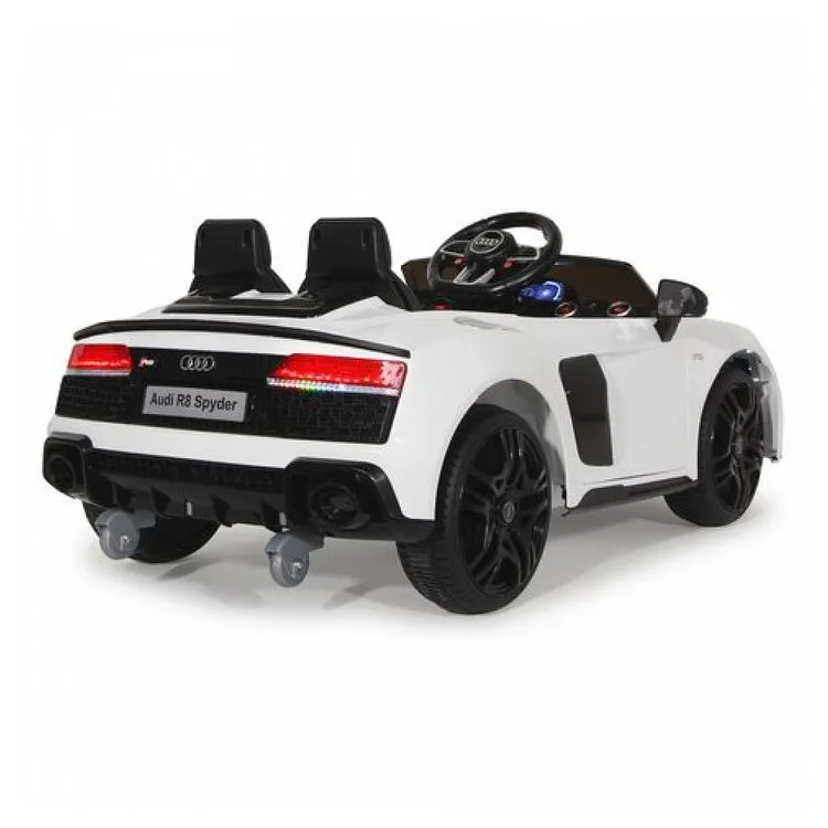 Jamara Ride-on Audi R8 Spyder V10 Performance Quattro Blanc 5 Jamara Ride-on Audi R8 Spyder V10 Performance Quattro Blanc – Image 3