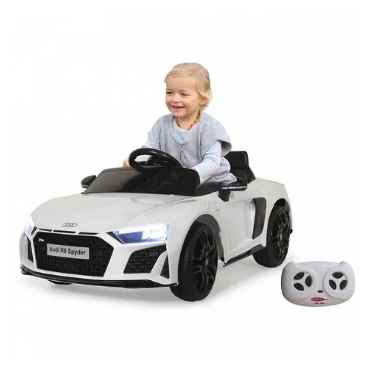 Jamara Ride-on Audi R8 Spyder V10 Performance Quattro Blanc 6 Jamara Ride-on Audi R8 Spyder V10 Performance Quattro Blanc – Image 4