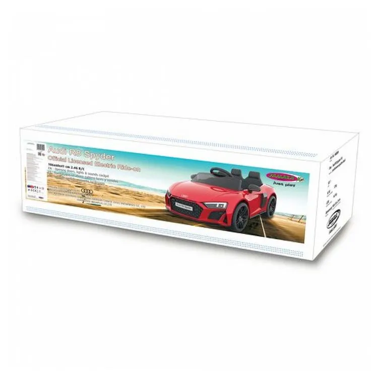 Jamara Ride-on Audi R8 Spyder V10 Performance Quattro Blanc 7 Jamara Ride-on Audi R8 Spyder V10 Performance Quattro Blanc – Image 5