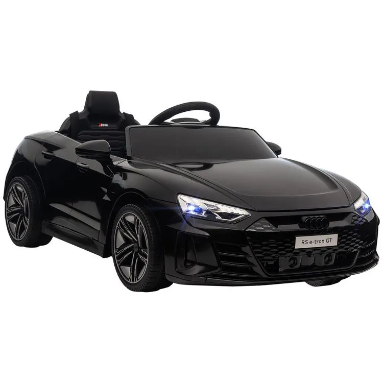 HOMCOM Véhicule électrique Enfant Audi RS E-tron GT V. Max. 5 Km/h Télécommande Effets Sonores + Lumineux Noir 3 HOMCOM Véhicule électrique Enfant Audi RS E-tron GT V. Max. 5 Km/h Télécommande Effets Sonores + Lumineux Noir