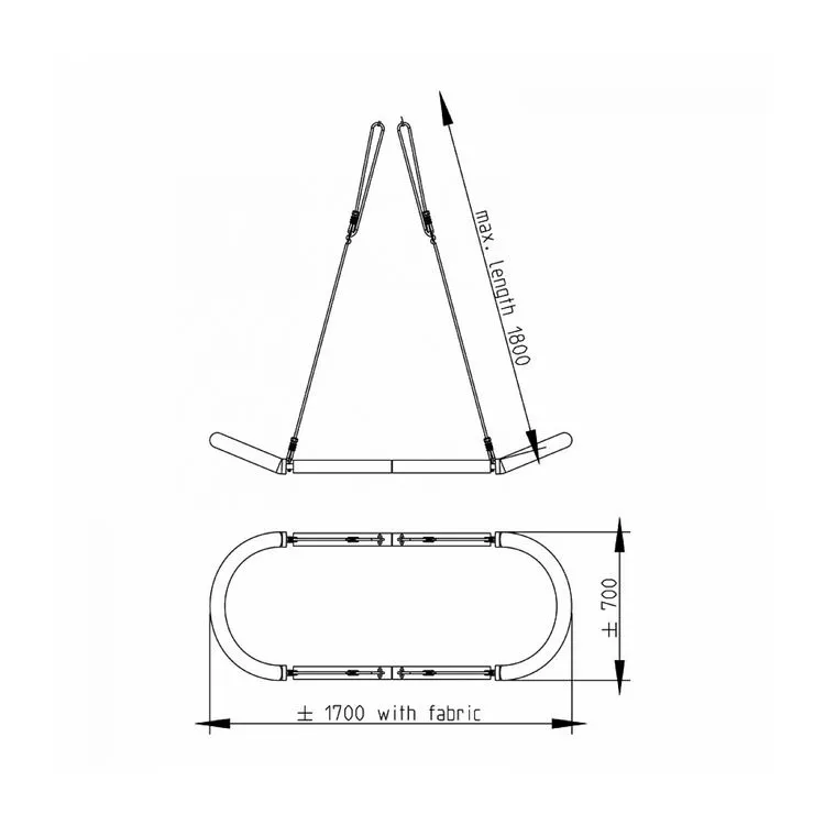 Axi House AXI Siege Balancoire Nid Ovale Roxy 70x100cm 5 Axi House AXI Siege Balancoire Nid Ovale Roxy 70x100cm – Image 3