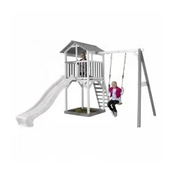 Axi House AXI Structure De Jeu Beach Tower Blanc Gris Avec 1 Balancoire Et Toboggan Blanc Et Bac à Sable 7 Axi House AXI Structure De Jeu Beach Tower Blanc Gris Avec 1 Balancoire Et Toboggan Blanc Et Bac à Sable -Jeux d'imitation Soldes B2CD 1979