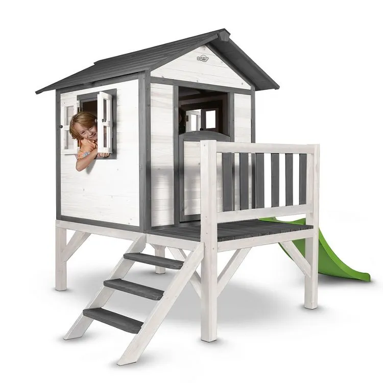 PRAGMA Maison En Bois LODGE XL Sur Pilotis Avec Toboggan 4 PRAGMA Maison En Bois LODGE XL Sur Pilotis Avec Toboggan – Image 2