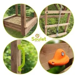 Soulet Aire De Jeux En Bois FEROE 9 Soulet Aire De Jeux En Bois FEROE -Jeux d'imitation Soldes B2CD 2023