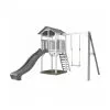 Axi House AXI Structure De Jeu Beach Tower Blanc Gris Avec 1 Balancoire Et Toboggan Gris -Jeux d'imitation Soldes B2CD 2055