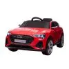 HOMCOM Voiture Véhicule électrique Enfant E-tron Sportback S Line 12 V - V. Max. 8 Km/h - Effets Sonores, Lumineux - Télécommande, Port USB, MP3 - Rouge -Jeux d'imitation Soldes B2CD 2105
